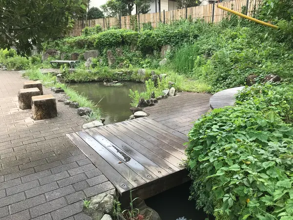 途中、池状態の場所も