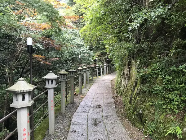 大山寺駅に降りて