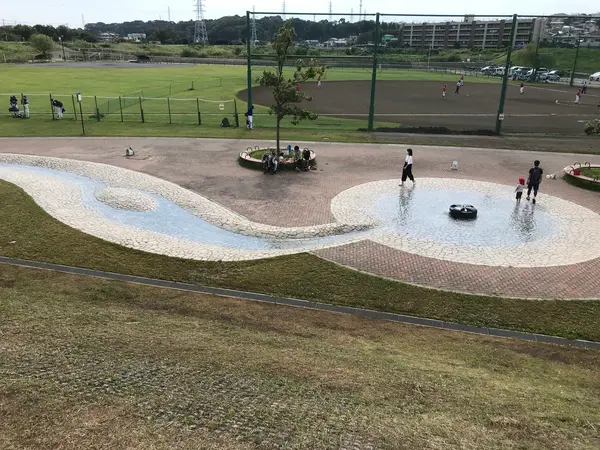 野球場脇