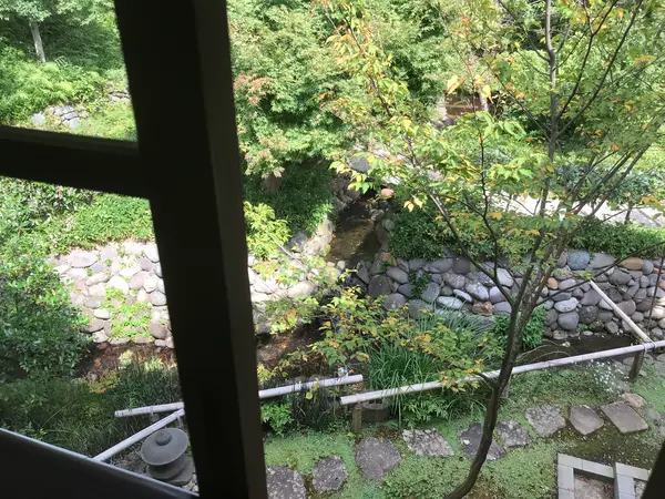 裏には庭まで
