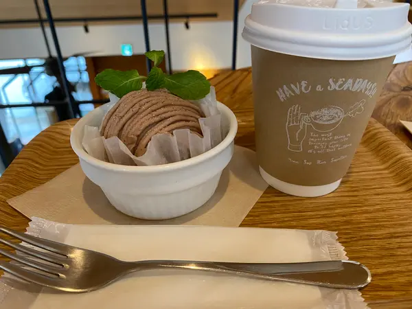 モンブラン＆カフェラテ