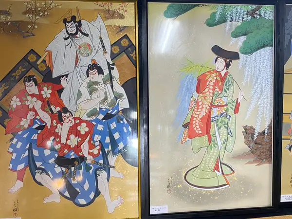 この時は 歌舞伎絵展示してました