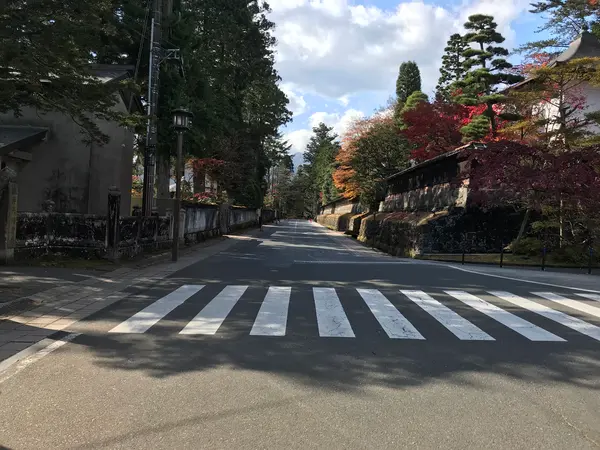 東照宮参道への道