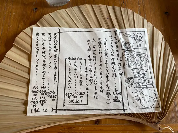 メニューです