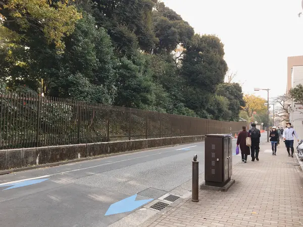 清澄庭園中村学園通り