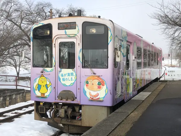 電車もとてもキュート