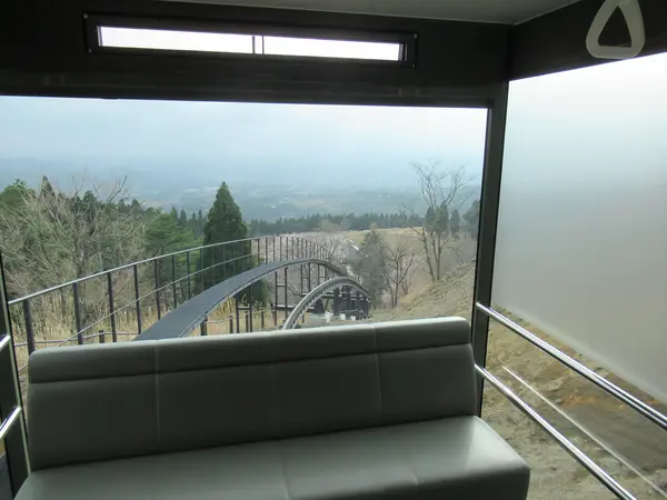 スロープカーからの眺め