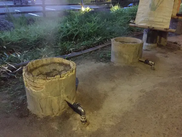 入浴者用の蒸し場
