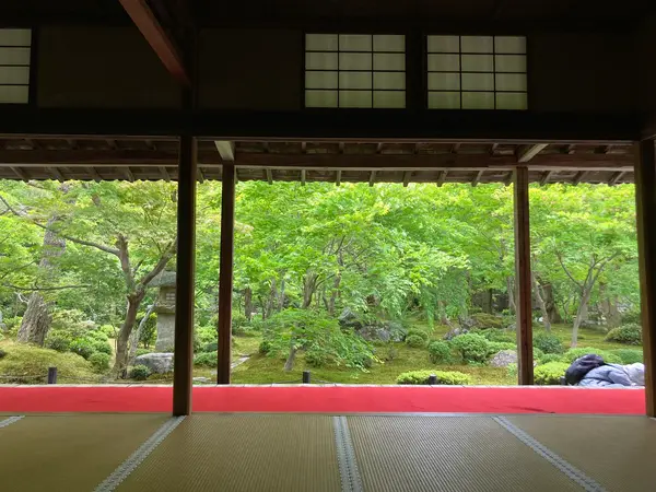 方丈から眺める池泉回遊式庭園「十牛之庭」