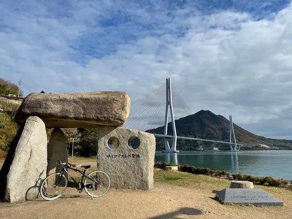 記念撮影にピッタリのスポット🚴‍♀️