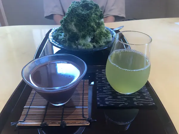 夏はかき氷や冷たいお茶がとっても美味しい