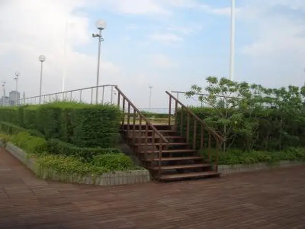 大阪平野を一望