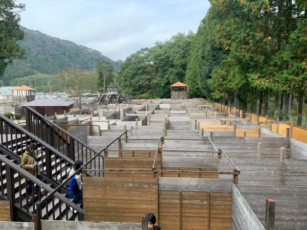 途中の階段からの風景