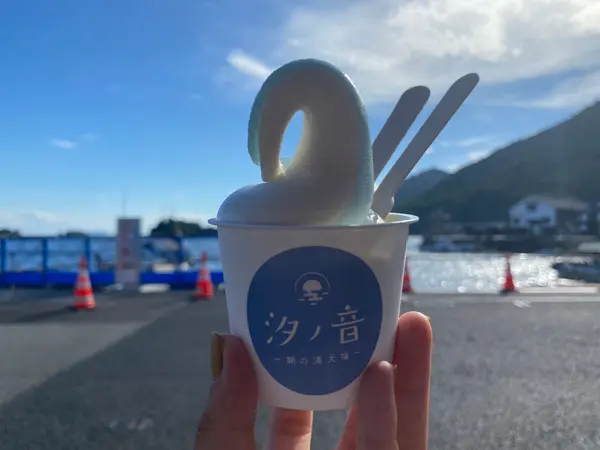サービスでソフトクリームもいただきました！