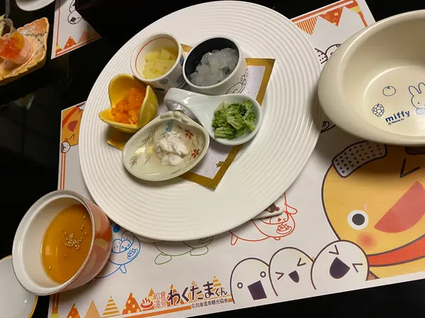 次男用の離乳食。