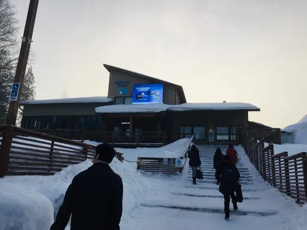 可愛い雪像なども