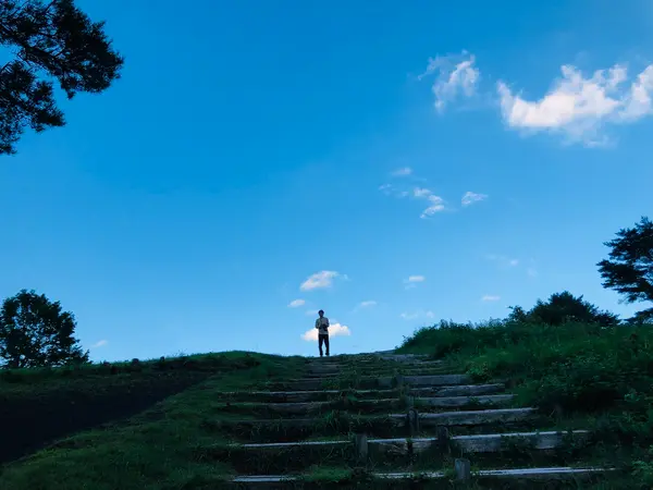 青空広がる