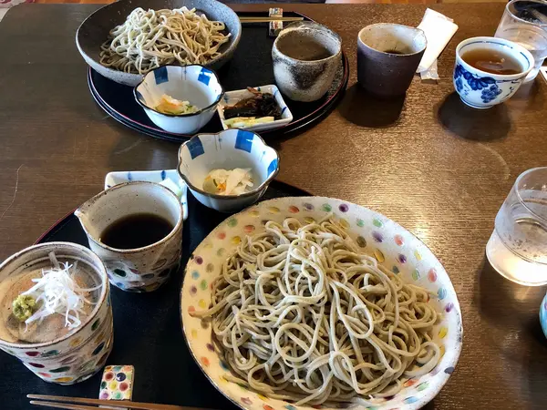 2人とも十割蕎麦