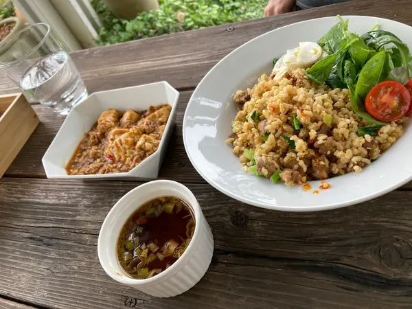 麻婆豆腐と炒飯
