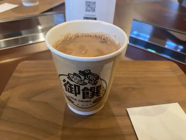 ホットチョコレートをいただきました！