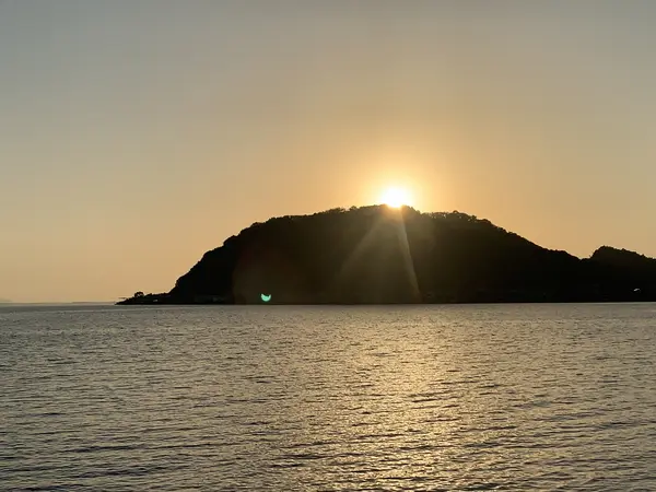 夕日