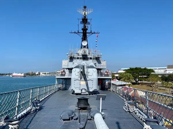 安平定情碼頭徳陽艦園区