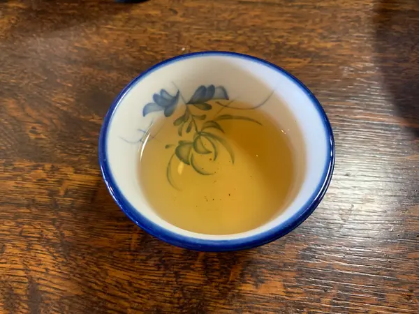 最後にお茶をいただいて🍵