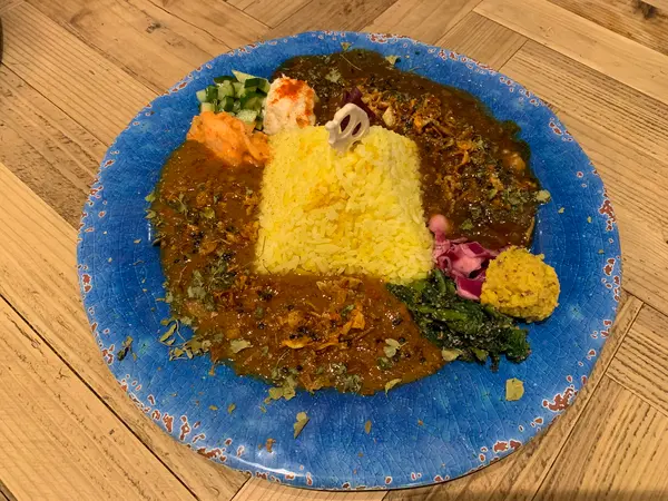 カレー(二種盛)