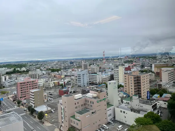 旭川の街並み　AM6:30