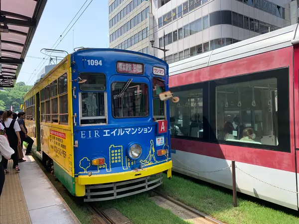 市電がどれもレトロで素敵🥰