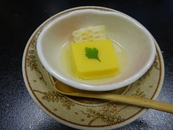 ランチ、トウモロコシ豆腐