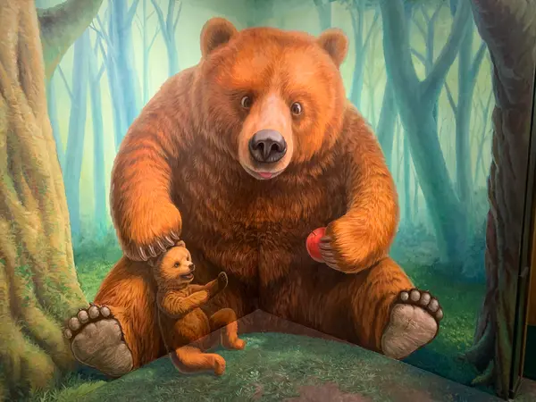 かわいいクマのアートも🐻❤️