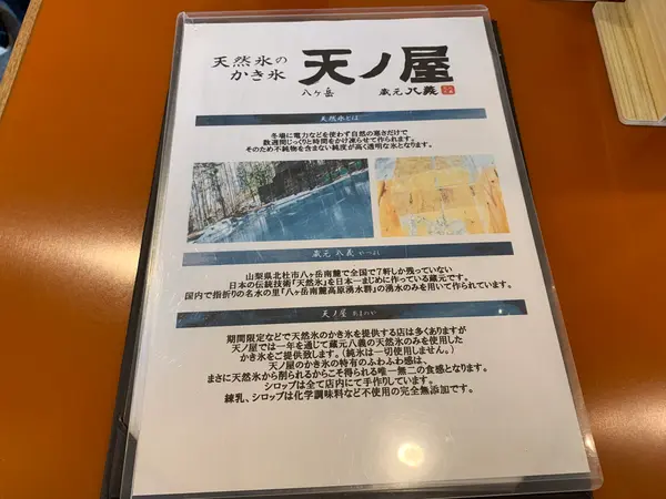 メニュー