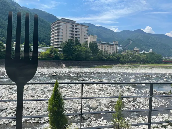川沿いの景観