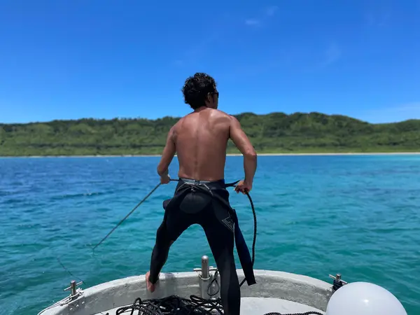 ガイドさんの海の男感がイカす❗️