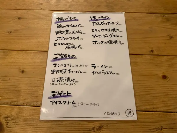 メニュー