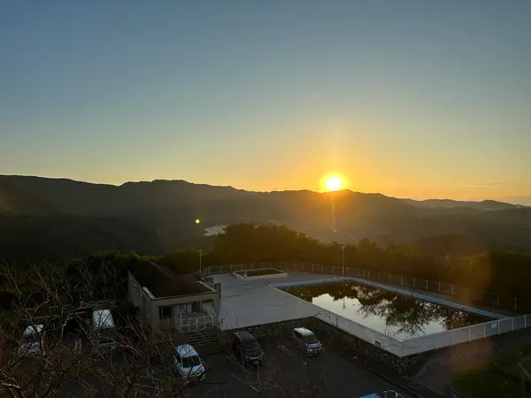 朝日の出