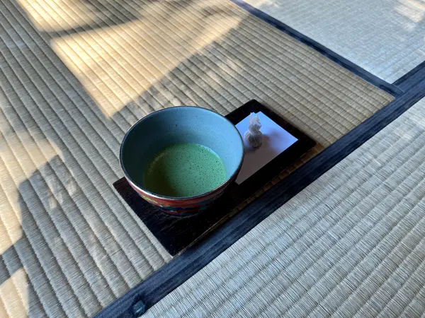 お抹茶とお菓子