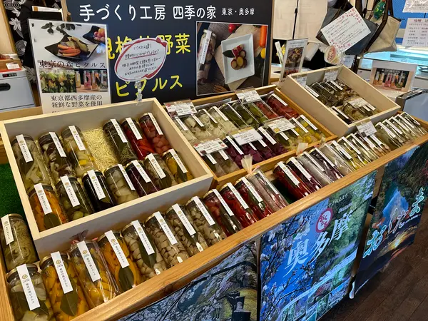 ピクルスの種類が豊富