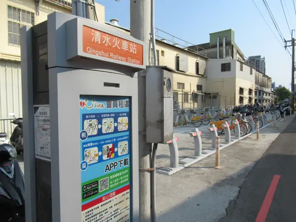 清水車站(駅)　シェアバイク