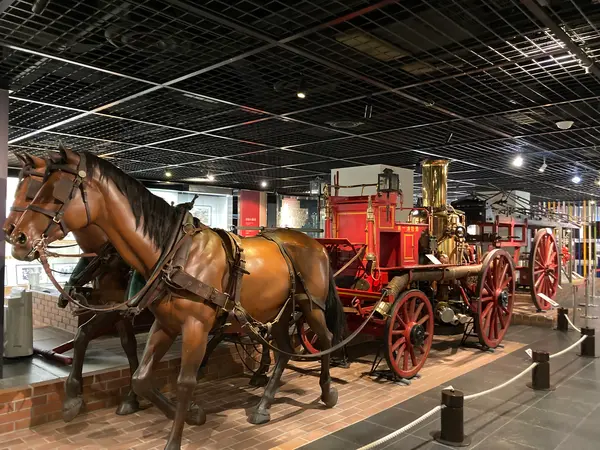 明治時代の消防隊