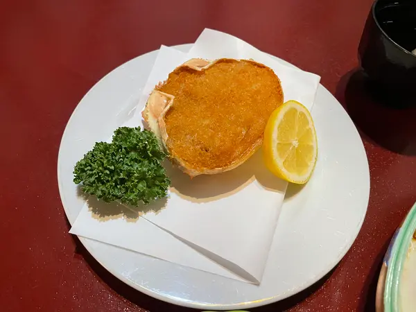 カニの甲羅焼き🦀