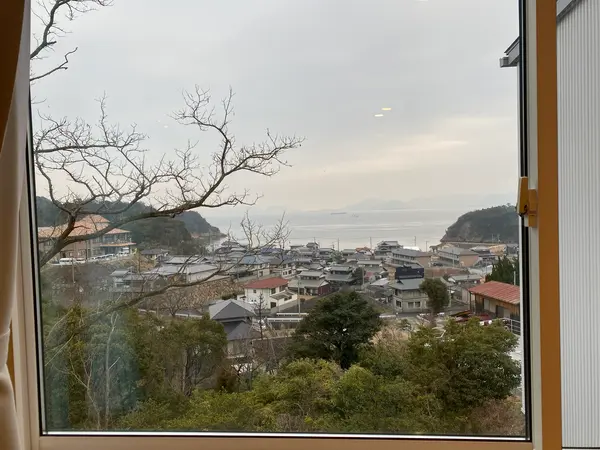 窓からは海がみえました🌊