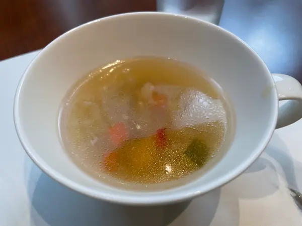 別の日のランチセットのスープ