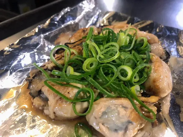 牡蠣の鉄板焼 ポン酢