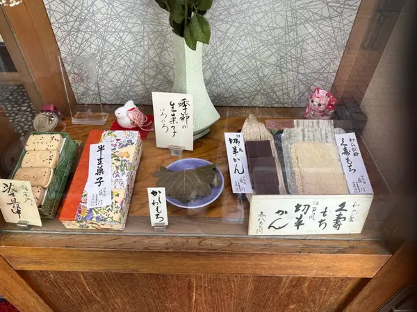 切羊かんや最中も