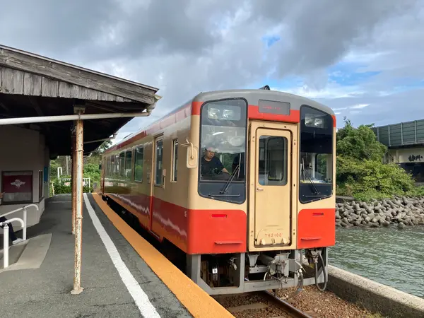 列車が来ました
