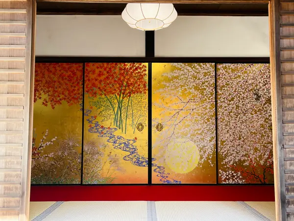 四季草花図(渡辺章雄 作)
