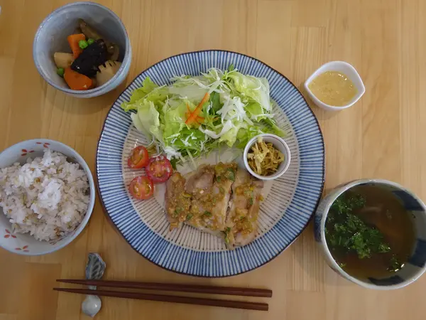 地産地消のランチ