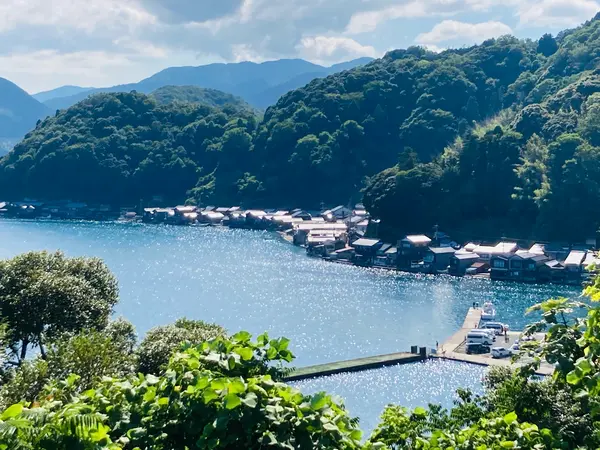 伊根浦が一望です